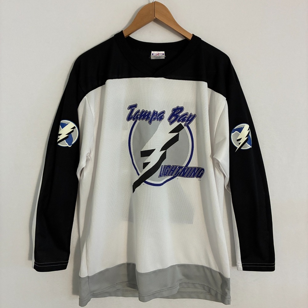 Vtg Tampa Bay Lightning Martin St. Louis Jersey Shirt Men's M Hockey USA Made